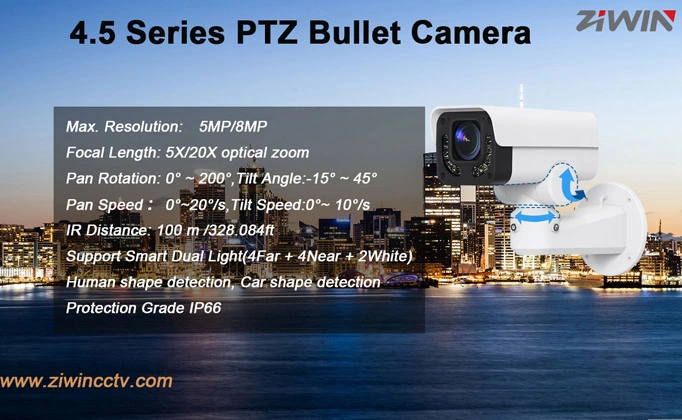 Camera hình viên đạn PTZ 4.5 Series
