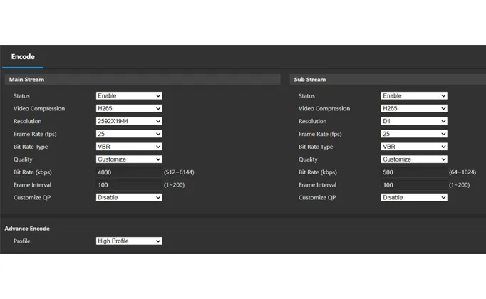 Luồng chính VS luồng phụ trong CCTV: Hướng dẫn nhanh để tính toán lưu trữ
