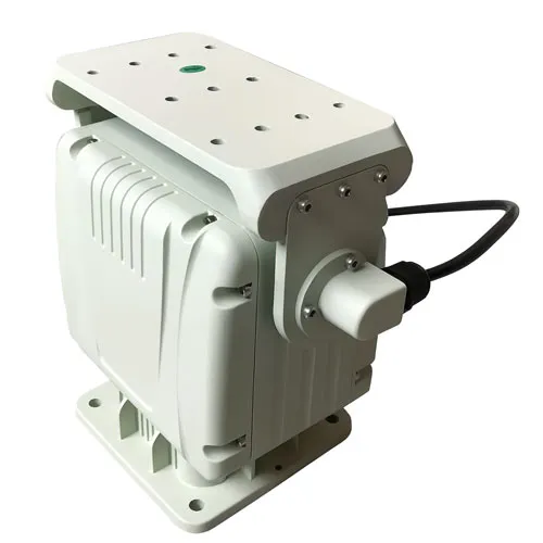 Thiết bị định vị đầu nghiêng xoay mini ngoài trời với bánh răng sâu tốc độ thay đổi 10kg (20,05ib) tải trọng