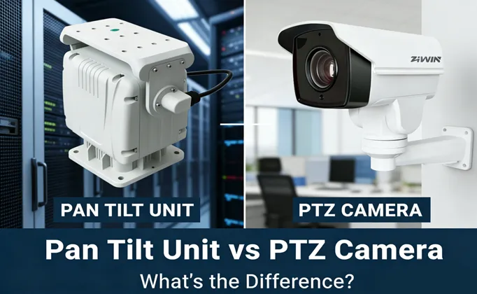 Thiết bị xoay nghiêng vs camera PTZ: sự khác biệt là gì?